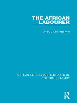 cover image of The African Labourer